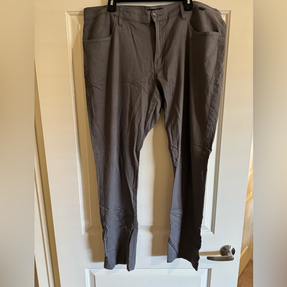 Travis Mathew Gray Slim Fit Dress Pants